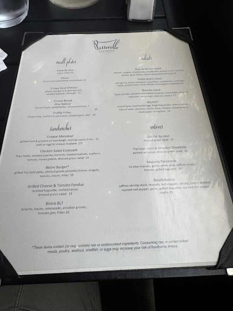 Menu_Passerelle Bistro_Greenville, SC_image_old_1