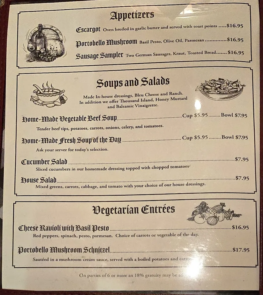 Menu_Ol Heidelberg Cafe_Huntsville, AL_image_old_1