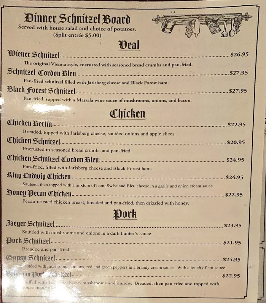 Menu_Ol Heidelberg Cafe_Huntsville, AL_image_old_2