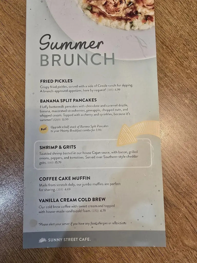 Menu_Sunny Street Cafe_Madison, AL_image_old_2