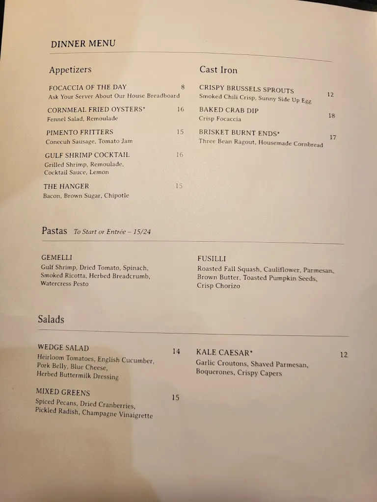 Menu_Ironwood Kitchen & Cocktails_Birmingham, AL_image_old_1