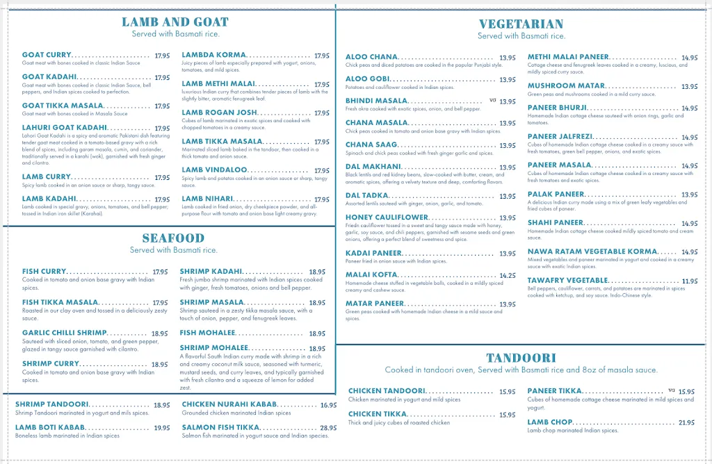 Menu_Curry Corner_Mountain Brook, AL_image_old_1
