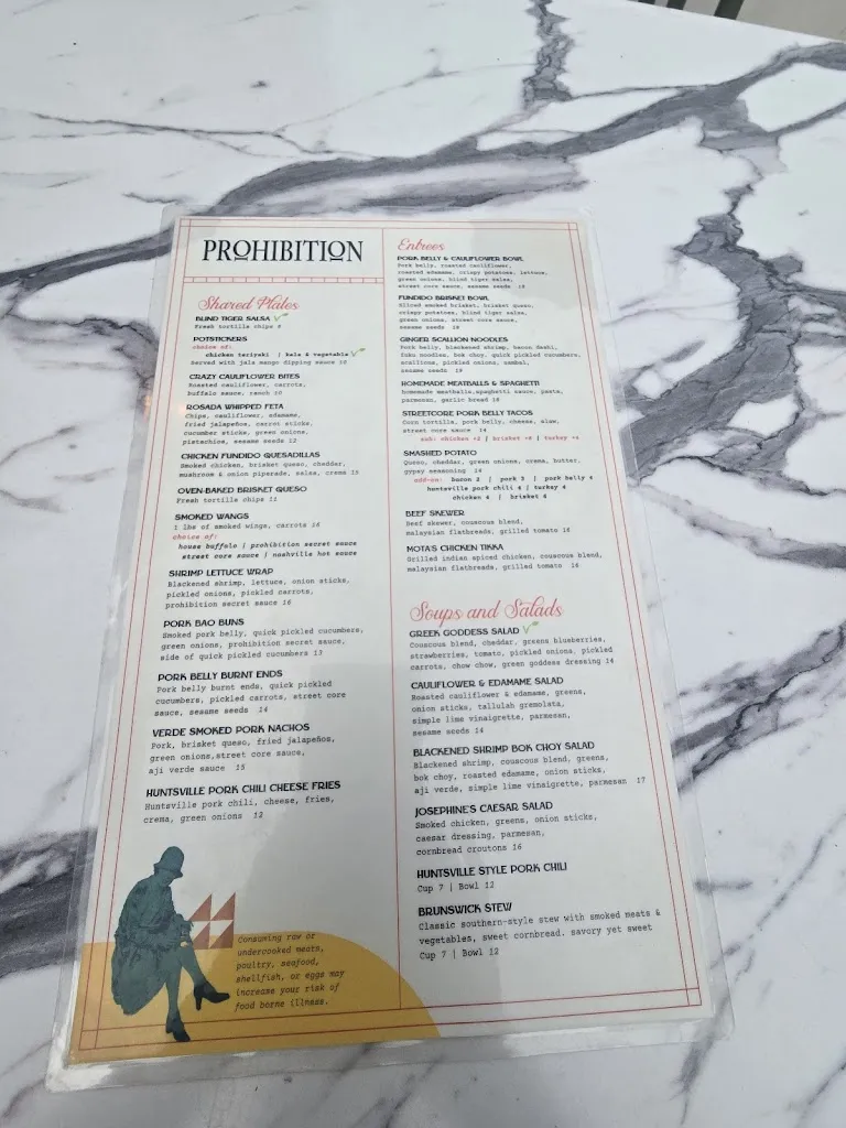 Menu_Prohibition Rooftop Bar & Grill_Madison, AL_image_old_2