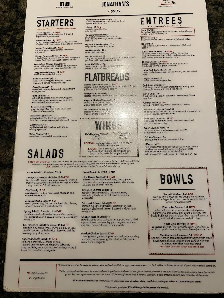 Menu_Jonathan's Grille_8184 Hwy 72 W, Madison_image_old_2