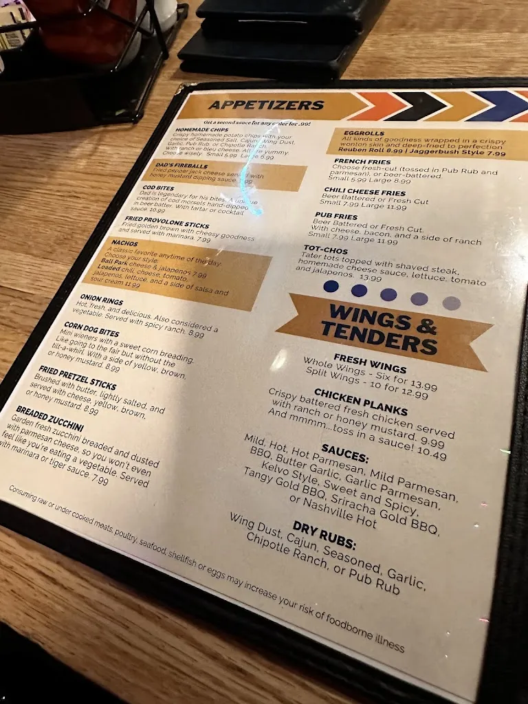 Menu_Dad's Pub & Grub_Monroeville, PA_image_old_3