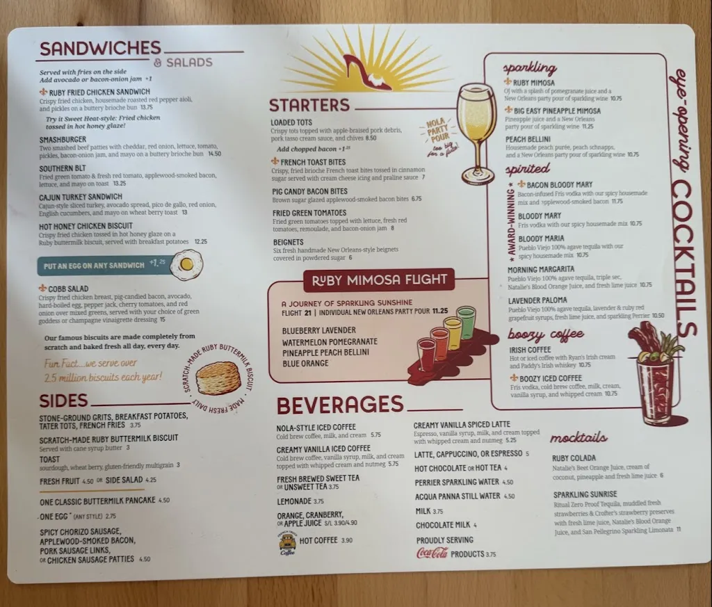 Menu_Ruby Slipper_Mobile, AL_image_old_2