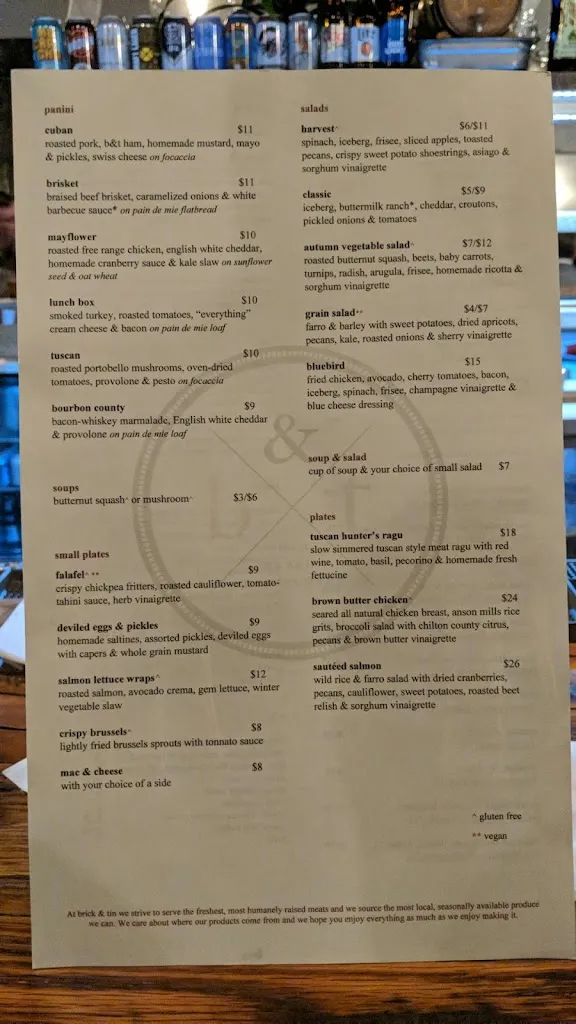 Menu_Brick & Tin Mountain Brook_Mountain Brook, AL_image_old_3