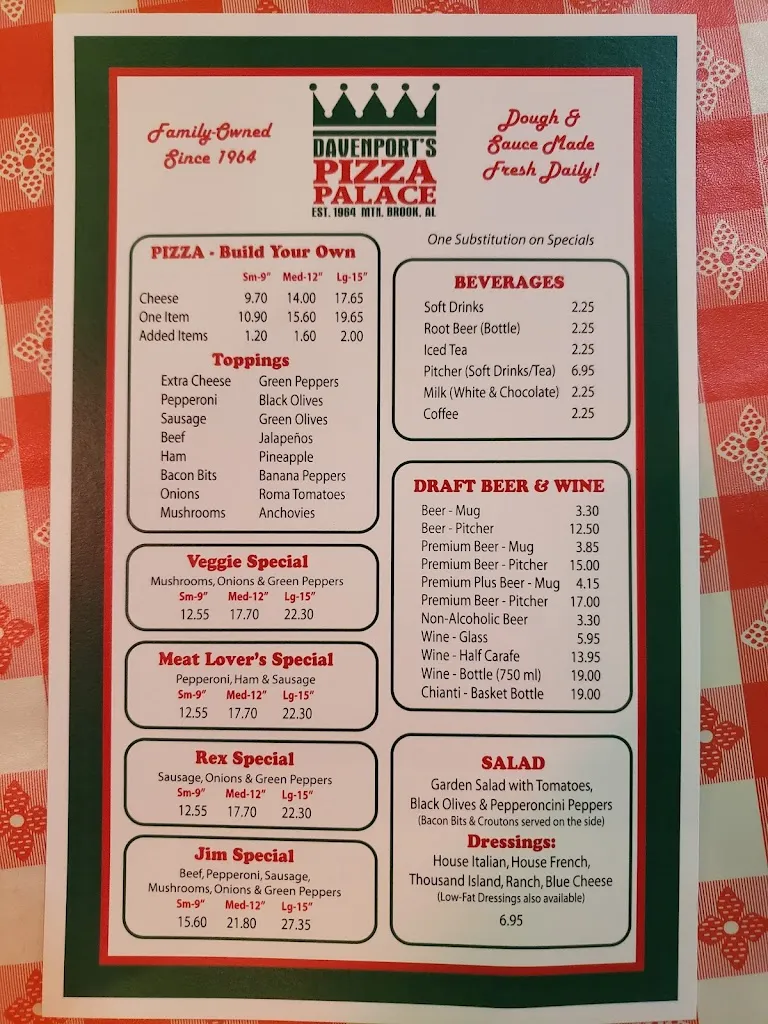 Menu_Davenport's Pizza Palace - Mtn Brook_Birmingham, AL_image_old_3