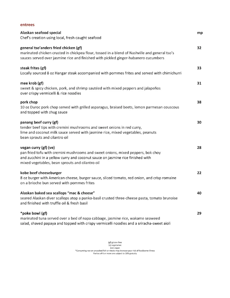 Menu_Ginger_Anchorage, AK_image_old_2