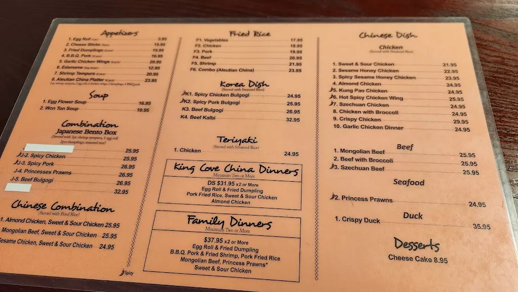 Menu_King Cove Chinese Restaurant_King Cove, AK_image_old_2