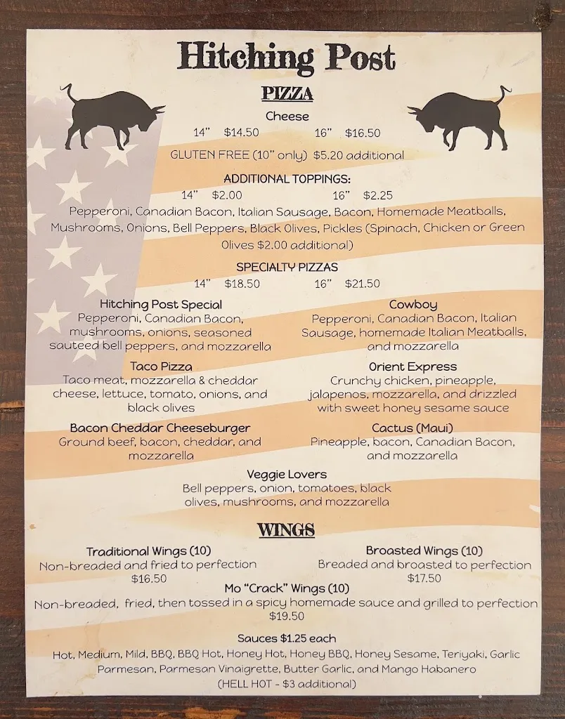 Menu_Hitching Post Saloon_Apache Junction, AZ_image_old_1
