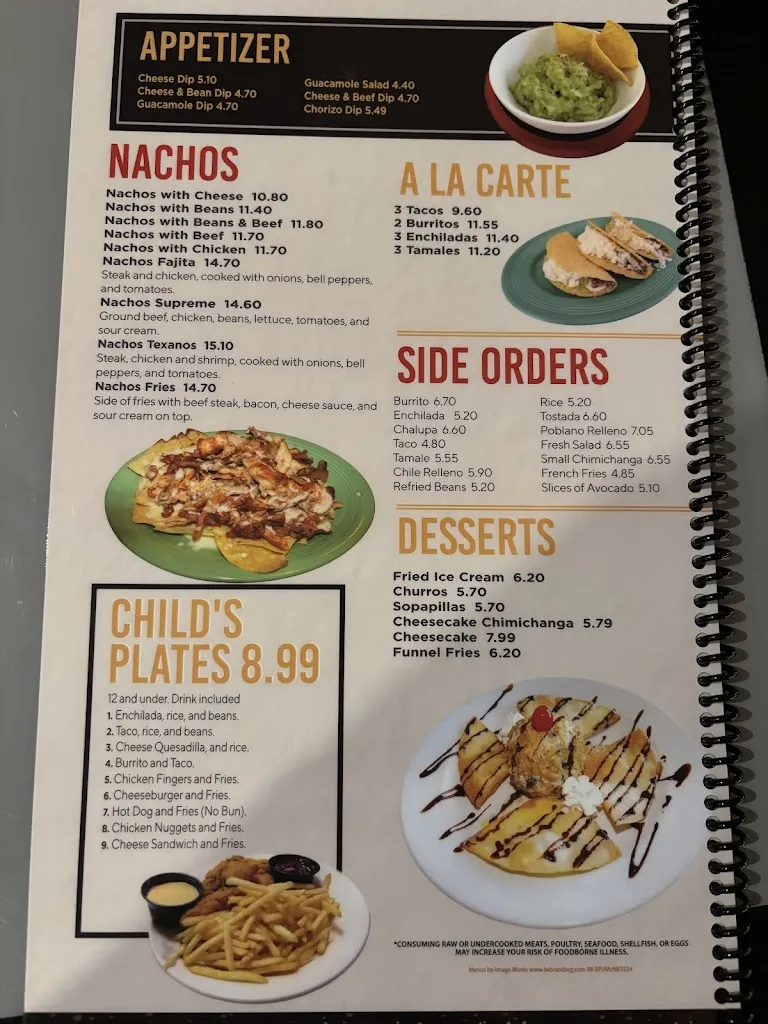 Menu_El Puerto_McCook, NE_image_old_1