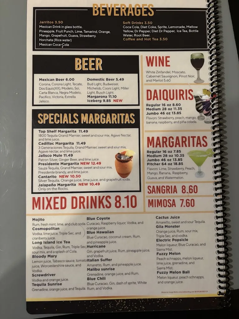 Menu_El Puerto_McCook, NE_image_old_3