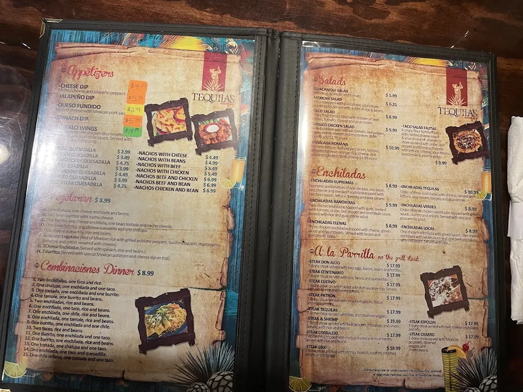 Menu_Tequilas_McCook, NE_image_old_3
