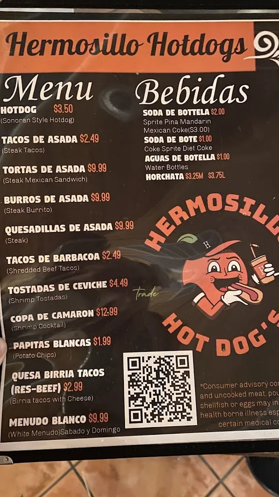 Menu_HERMOSILLO HOTDOGS_Clarkdale, AZ_image_old_3