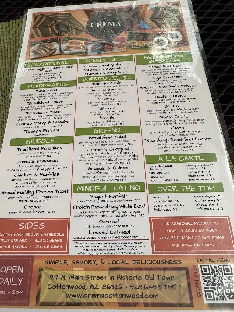 Menu_Crema Craft Kitchen_Cottonwood, AZ_image_old_3