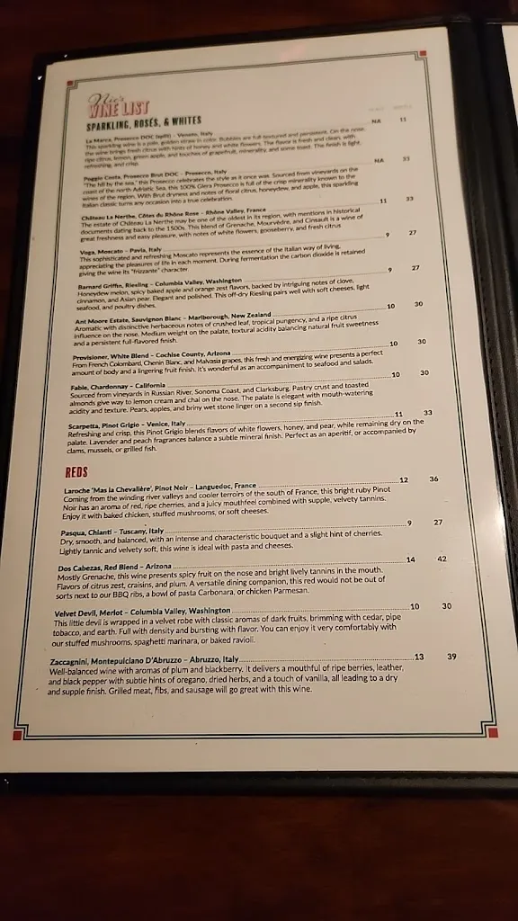 Menu_Nic's Italian Steak & Crab House_Cottonwood, AZ_image_old_3