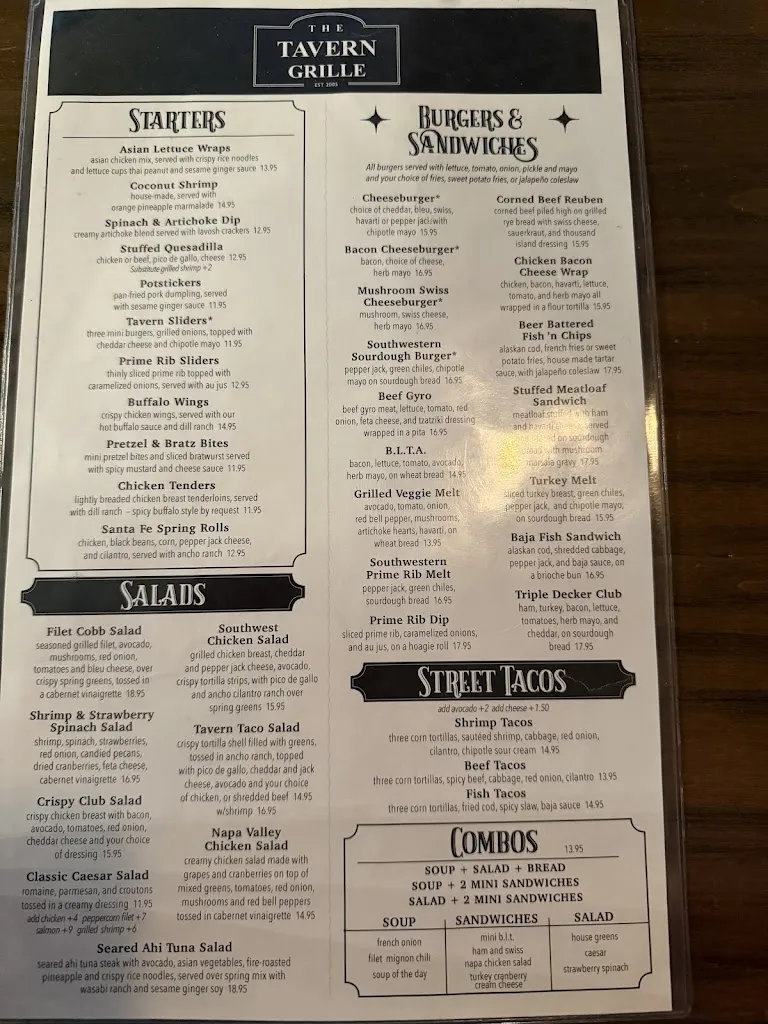 Menu_Tavern Grille_Cottonwood, AZ_image_old_2