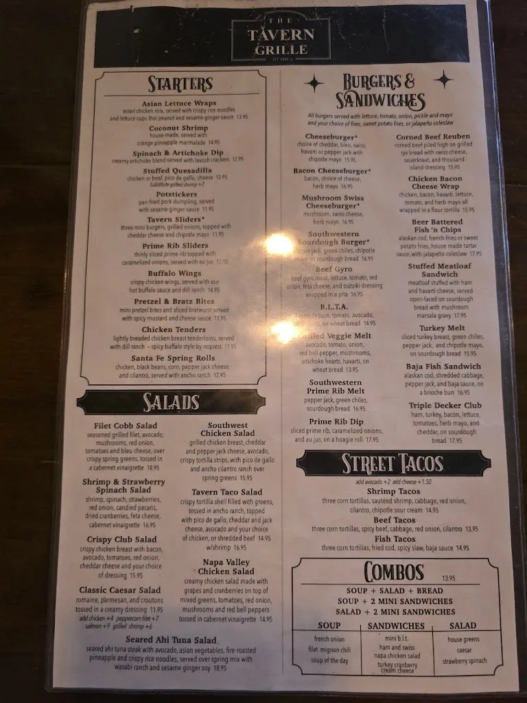 Menu_Tavern Grille_Cottonwood, AZ_image_old_3