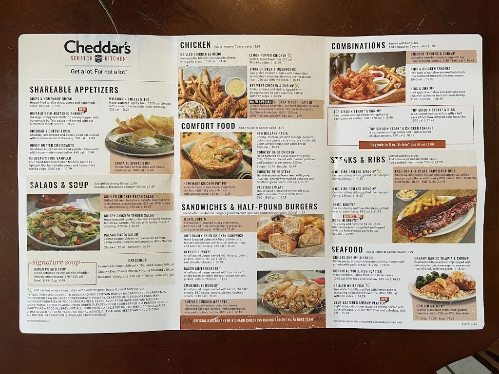 Menu_Cheddar's Scratch Kitchen_Goodyear, AZ_image_old_1