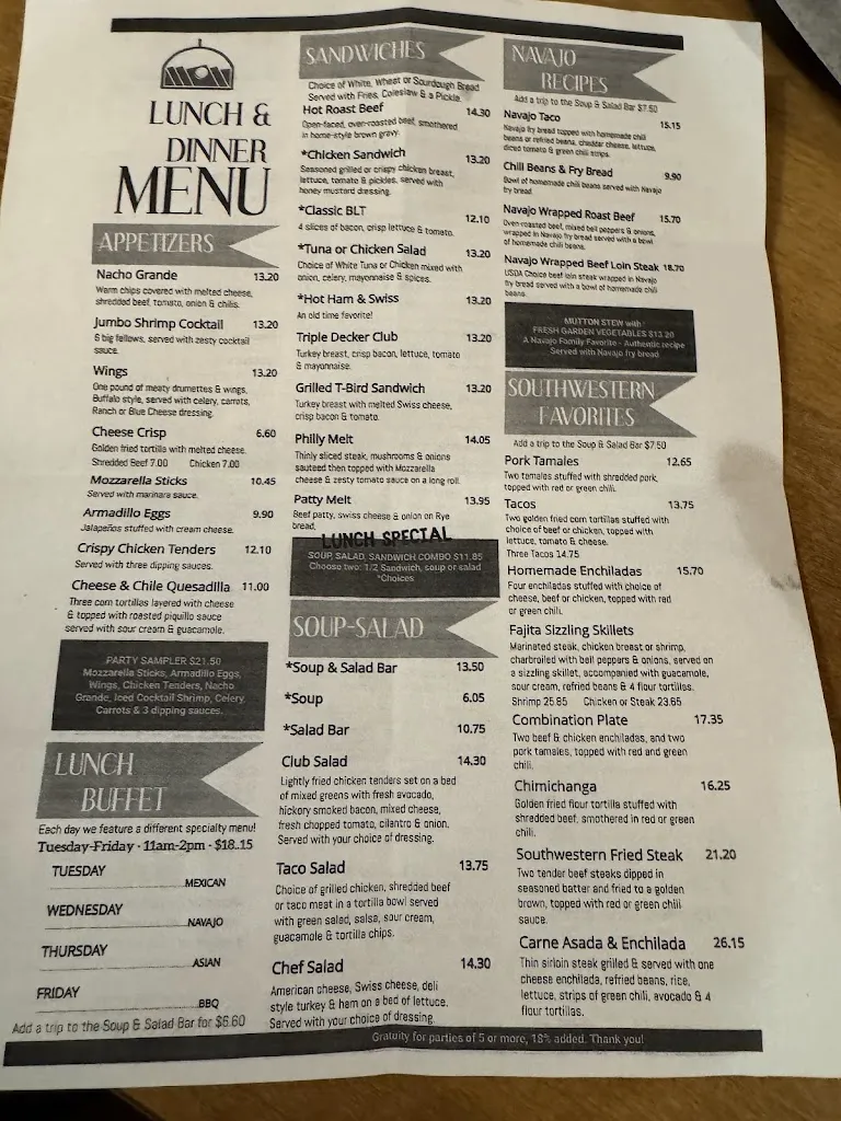 Menu_Hogan Restaurant_Tuba City, AZ_image_old_1