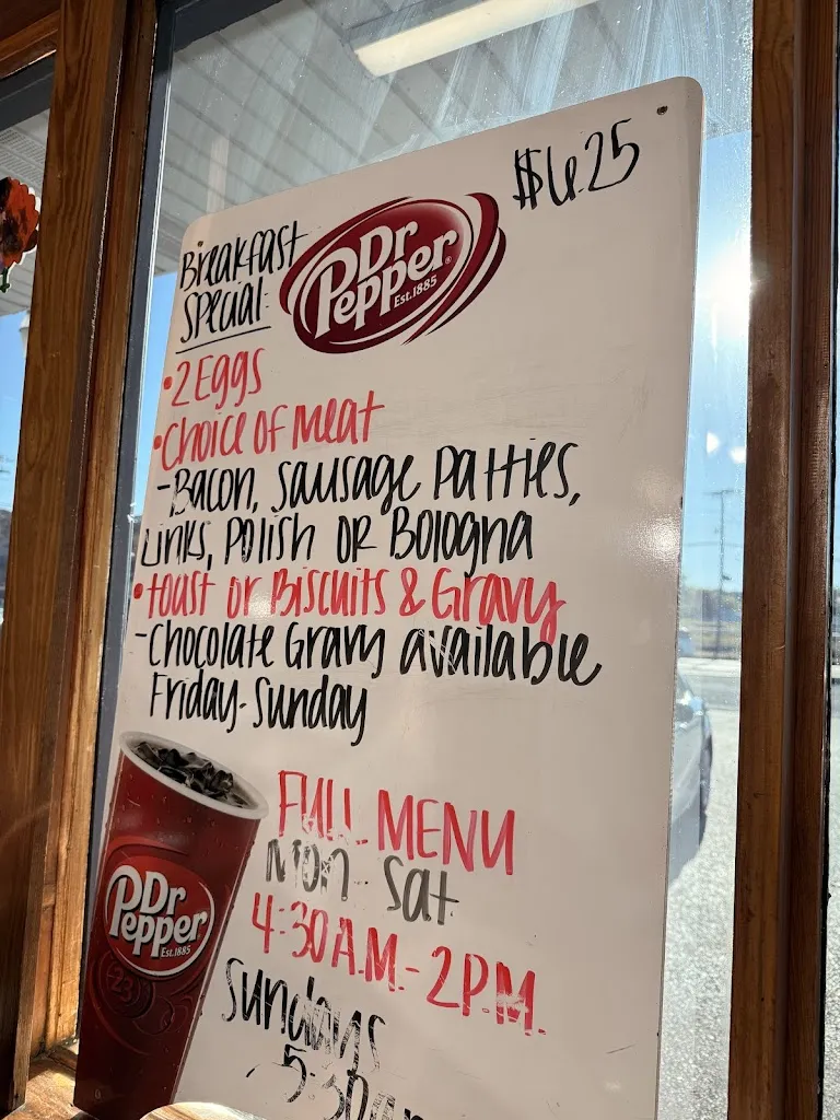 Menu_Triangle Cafe_Batesville, AR_image_old_2