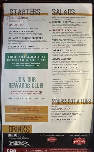 Menu_MarketPlace Grill_Springdale, AR_image_old_2