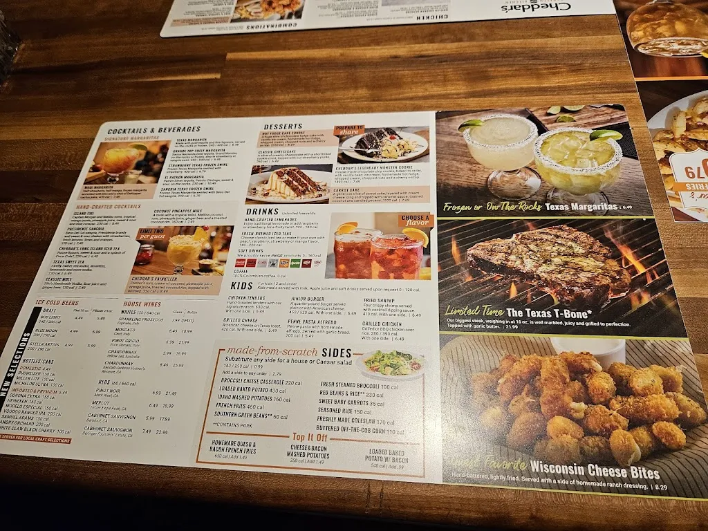Menu_Cheddar's Scratch Kitchen_Fort Smith, AR_image_old_2