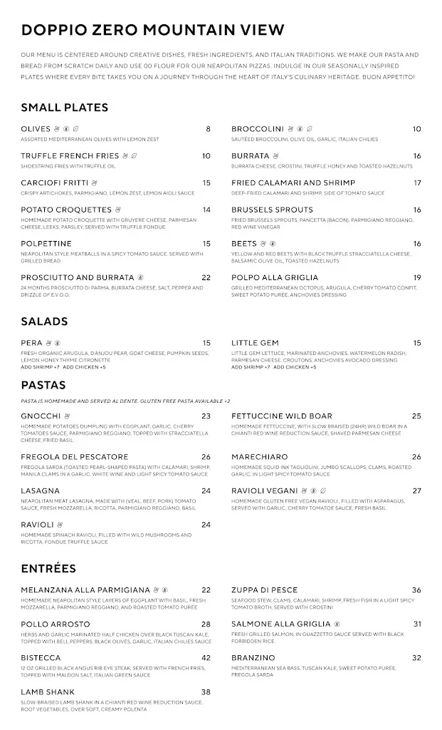 Menu_Doppio Zero Mountain View_Mountain View, CA_image_old_1