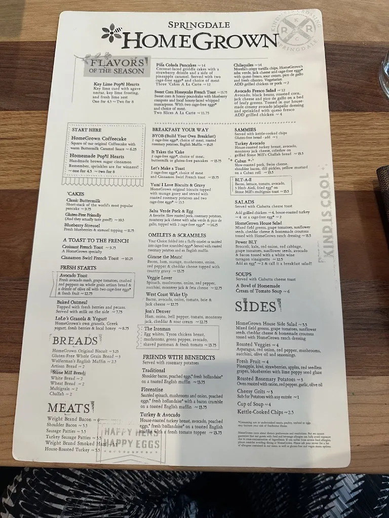 Menu_HomeGrown_Springdale, AR_image_old_1