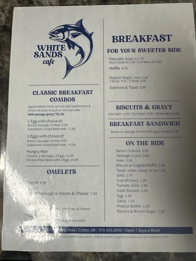 Menu_The Sands_Cotter, AR_image_old_3