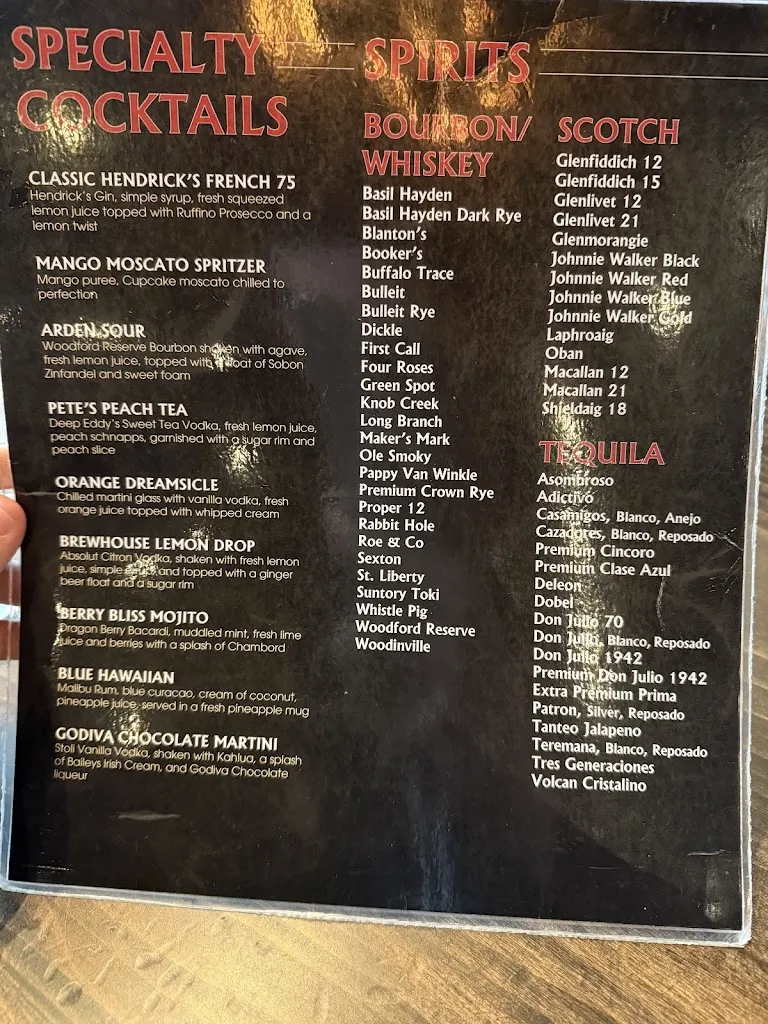 Menu_Pete's Arden Restaurant & Brewhouse_Sacramento, CA_image_old_2