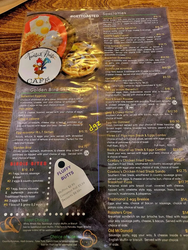 Menu_Toasted Rooster Cafe_Sacramento, CA_image_old_2