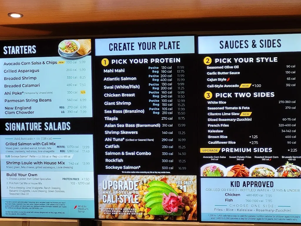 Menu_California Fish Grill_Sacramento, CA_image_old_1