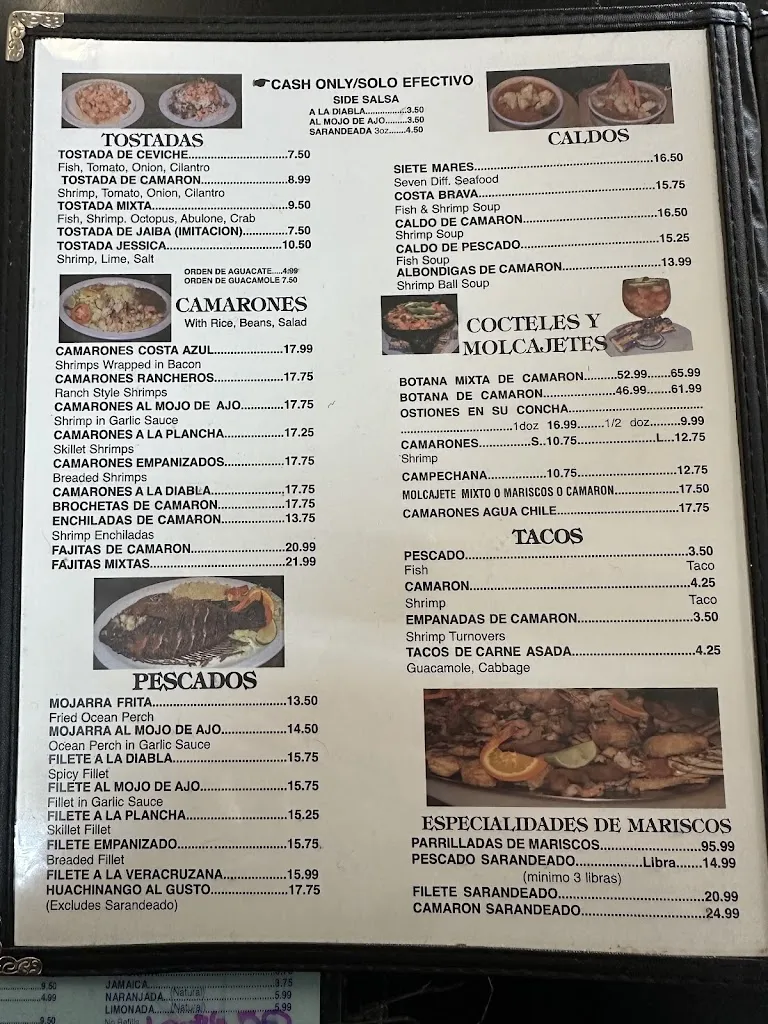 Menu_Mariscos Martin inc._La Puente, CA_image_old_2