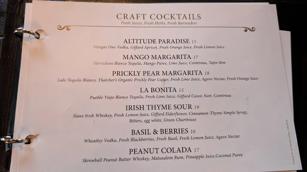 Menu_Oakside_Big Bear Lake, CA_image_old_2