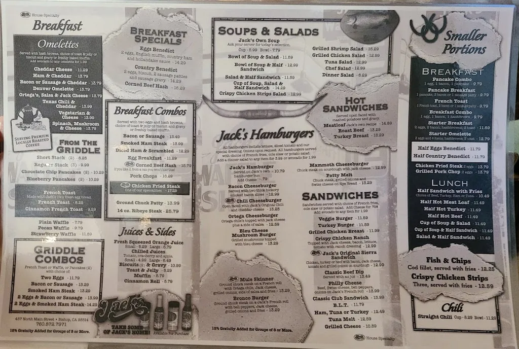 Menu_Jack's Restaurant_Bishop, CA_image_old_1
