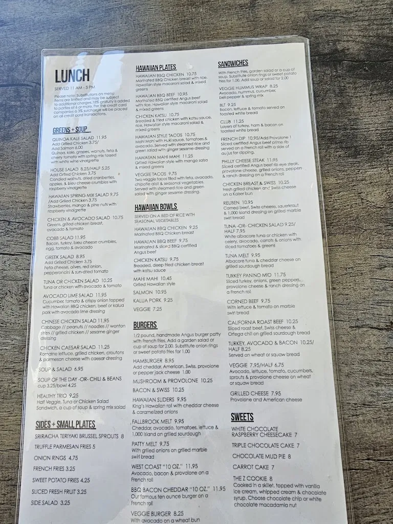 Menu_Z Cafe_Bonsall, CA_image_old_1