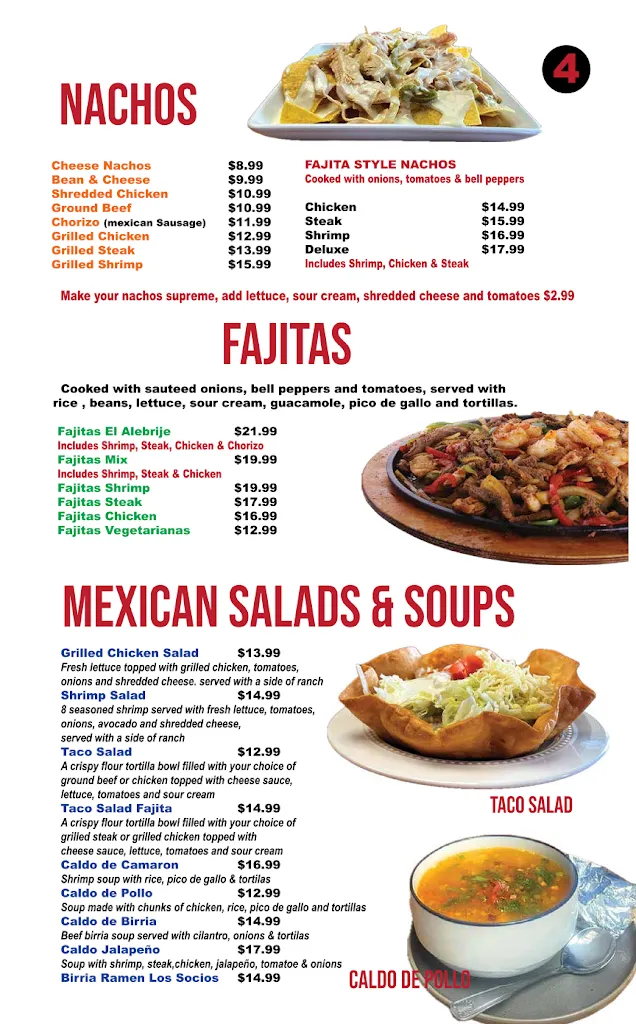 Menu_El Alebrije Mexican Restaurant_St. Louis, MO_image_old_2