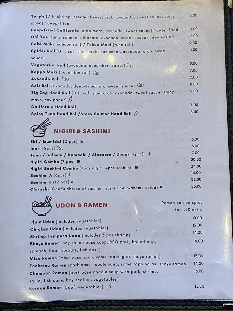 Menu_Tokyo Express_Carmichael, CA_image_old_1