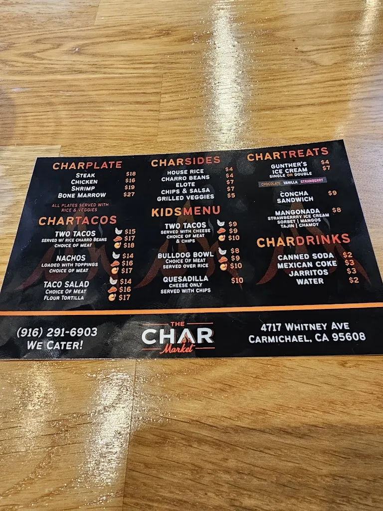 Menu_The Char Market_Carmichael, CA_image_old_3