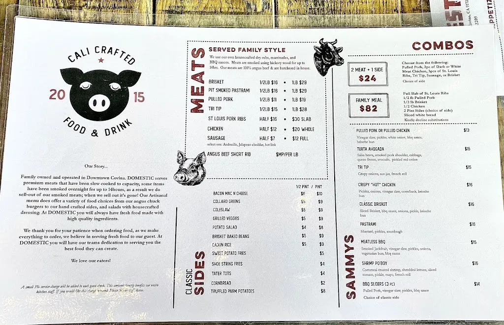 Menu_DOMESTIC_Covina, CA_image_old_1