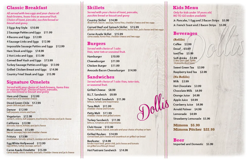 Menu_Dollis - Breakfast Restaurant_Covina, CA_image_old_1