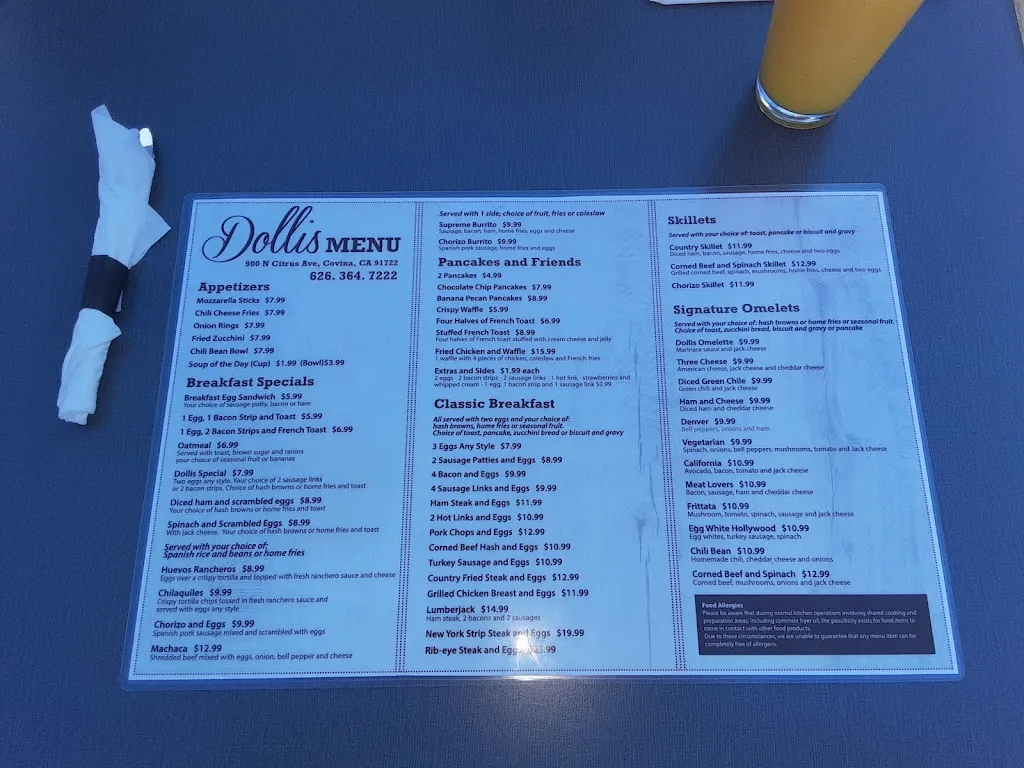 Menu_Dollis - Breakfast Restaurant_Covina, CA_image_old_3