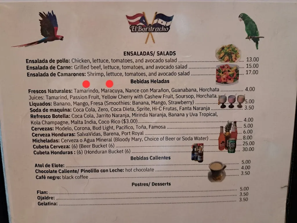 Menu_El Boritracho_Citrus Heights, CA_image_old_1