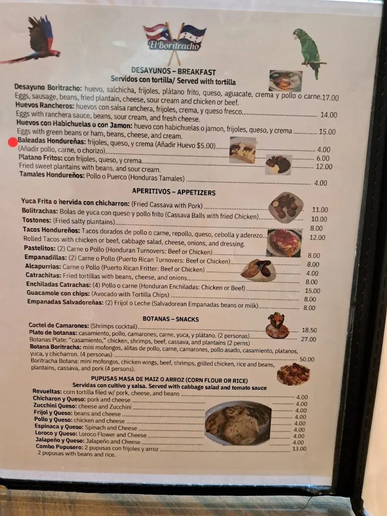 Menu_El Boritracho_Citrus Heights, CA_image_old_2