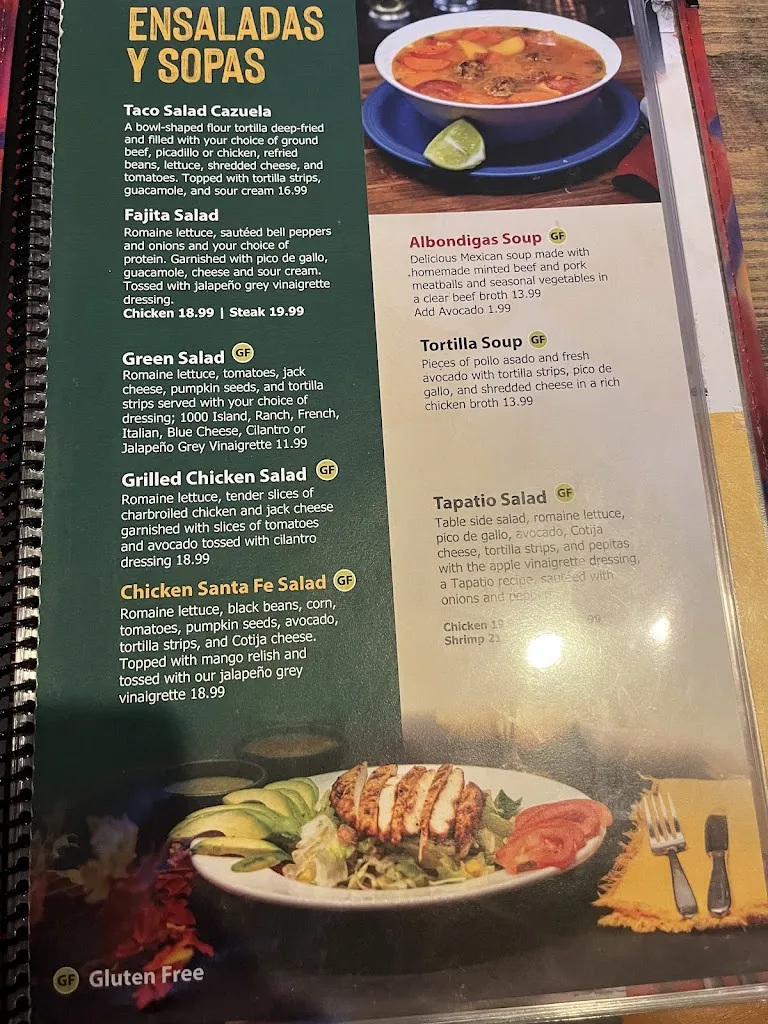 Menu_El Tapatio Mexican Restaurant_Citrus Heights, CA_image_old_1