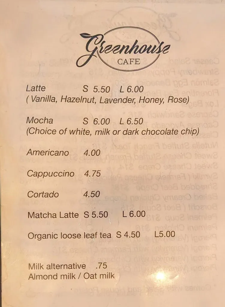 Menu_Greenhouse Cafe & Catering_Citrus Heights, CA_image_old_1