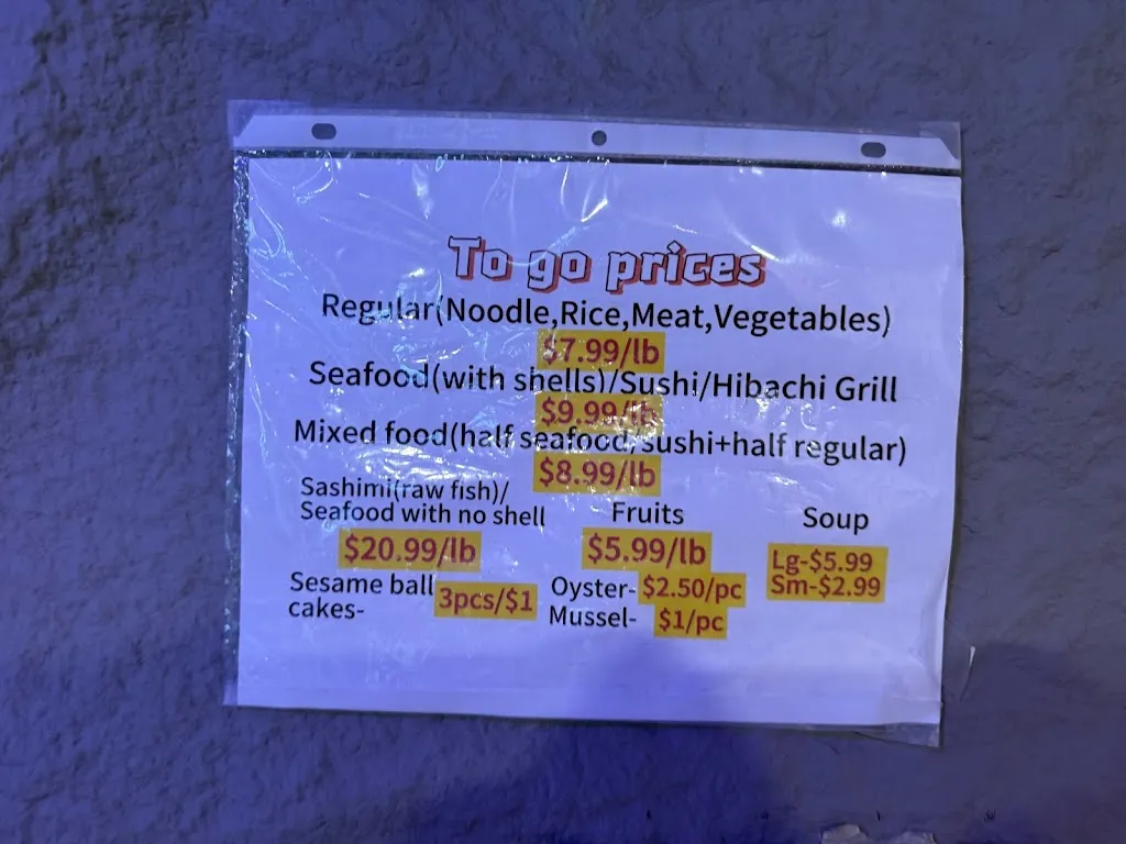 Menu_Hibachi Buffet, Sushi & Grill_Citrus Heights, CA_image_old_2