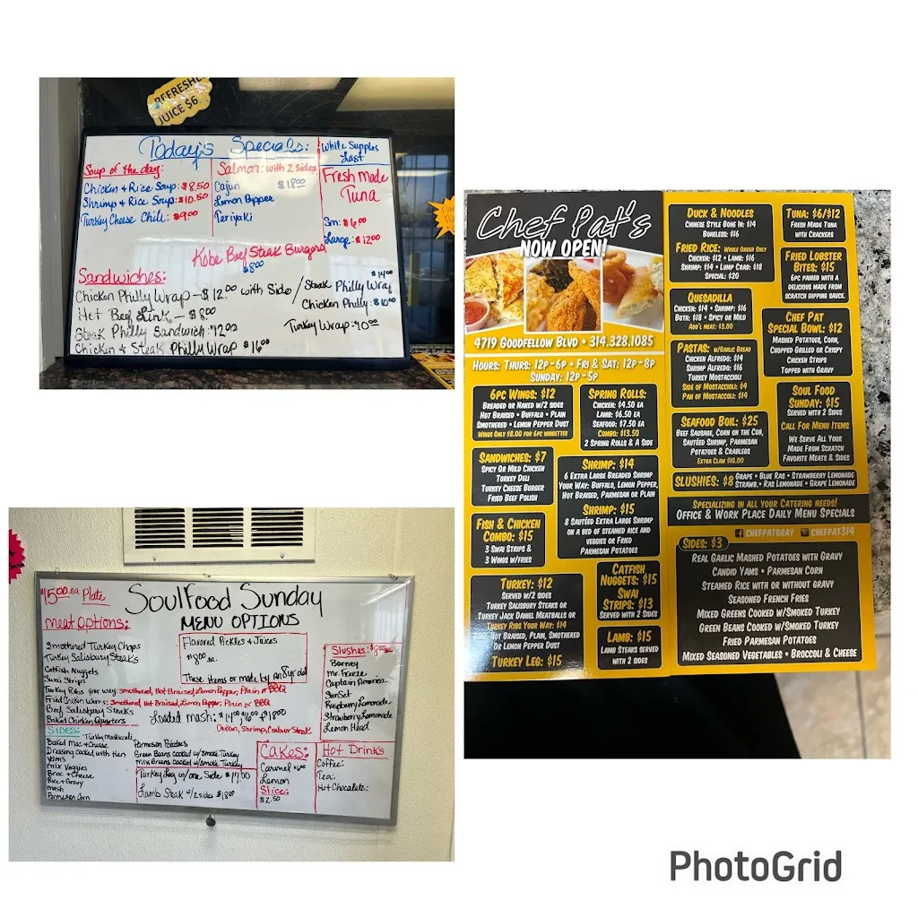 Menu_Chef Pat’s Kitchen_St. Louis, MO_image_old_1